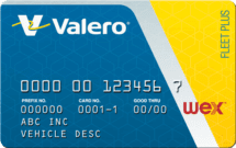 VALERO FLEET PLUS CARD