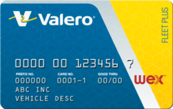 VALERO FLEET PLUS CARD