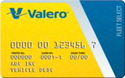 Valero Fleet Select Card