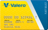 Valero Fleet Select Card